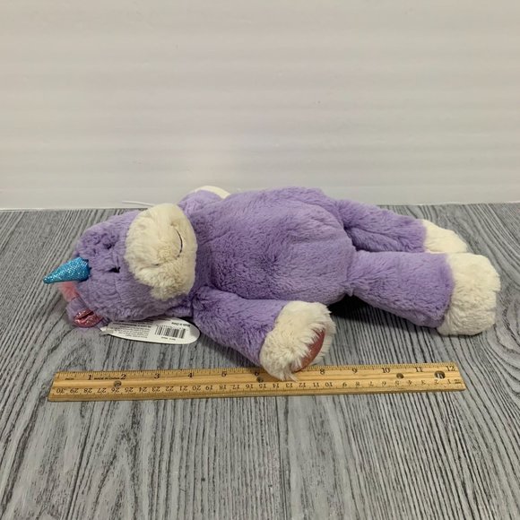Rare HTF Mary Meyer Marshmallow Purple Unicorn Plush Sample Tag NWT - Picture 11 of 11